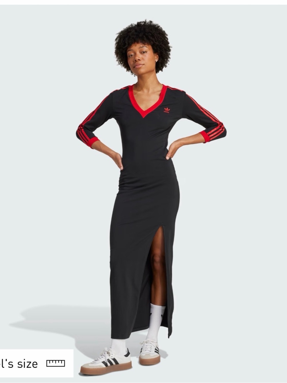 BNWT adidas ADICOLOR CLASSICS 3-STRIPES MAXI DRESS - Picture 5 of 6